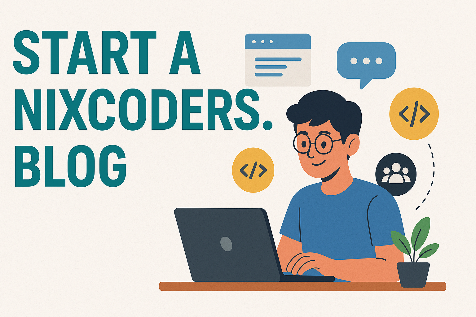 start nixcoders.org blog