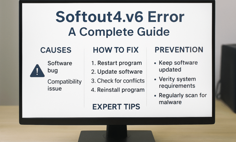 The error Softout4.v6
