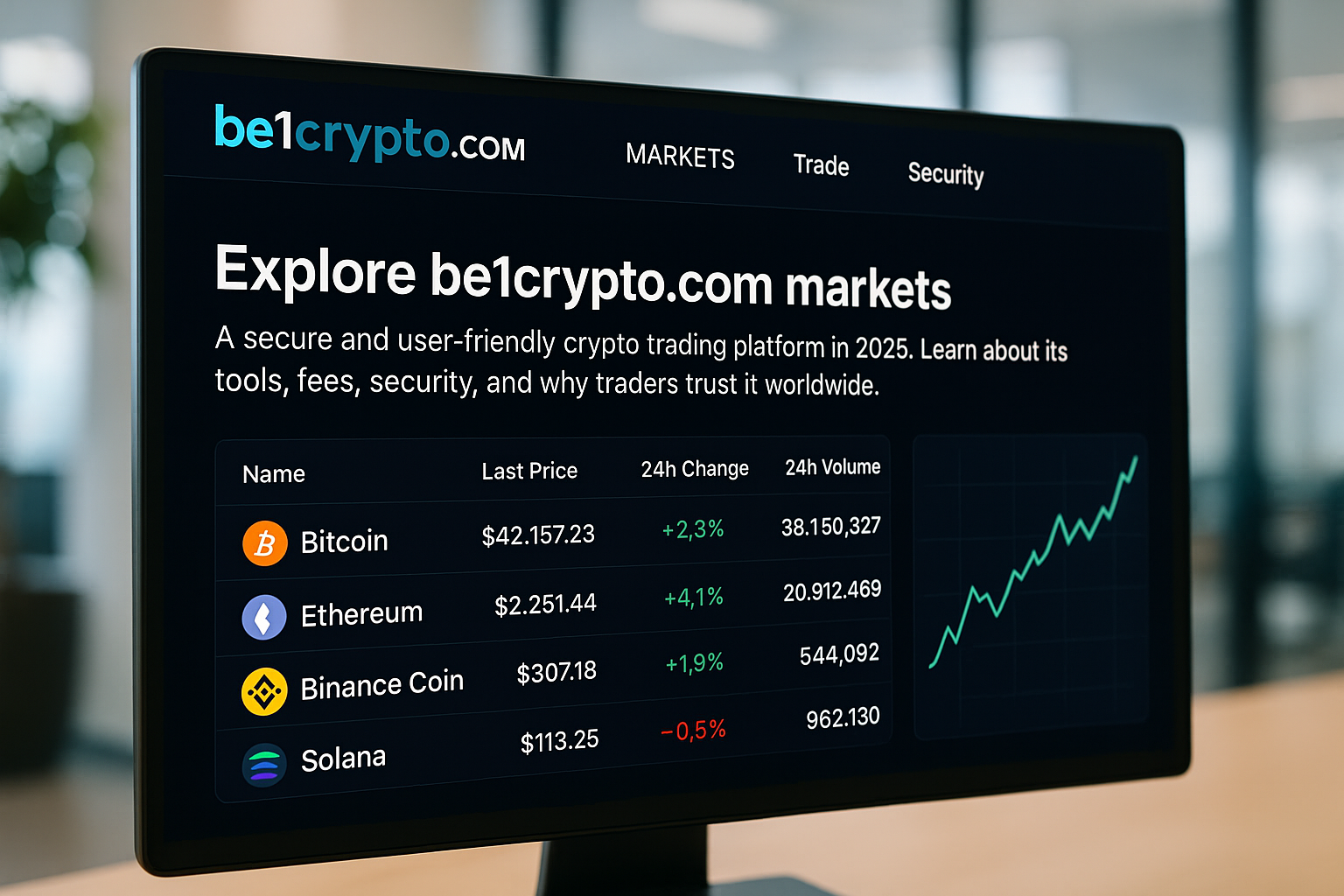 Be1Crypto.com Markets: The Future of Crypto Trading in 2025 - As News