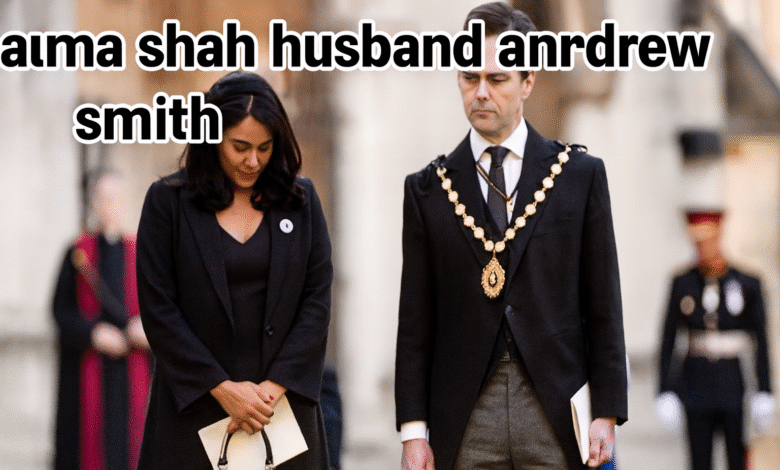 Salma Shah husband Andrew Smith