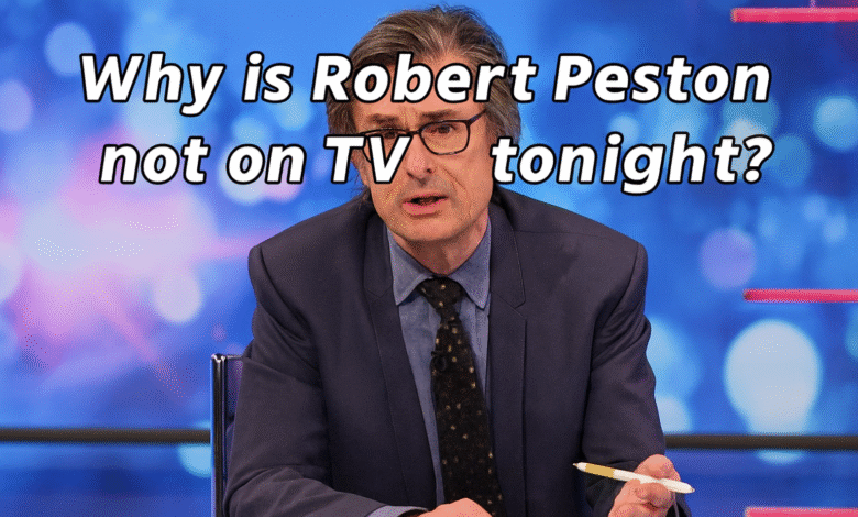 why is robert peston not on tv tonight