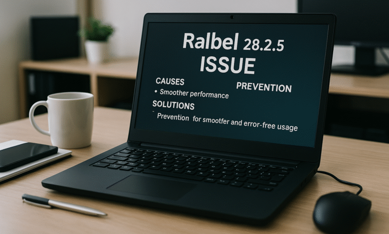 software ralbel28.2.5 issue