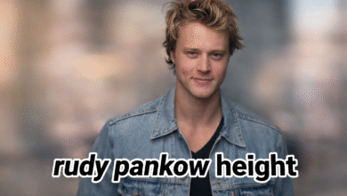 rudy pankow height