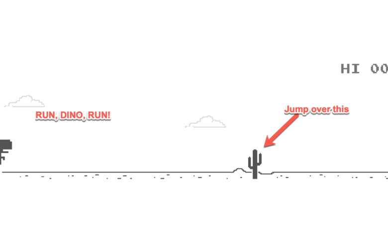 How to Play Dino Offline Game on Online Website?