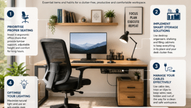 5 necessities for the ultimate organised workspace