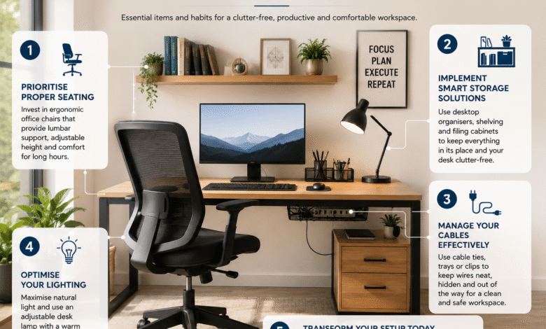 5 necessities for the ultimate organised workspace
