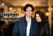 stephen mangan wife