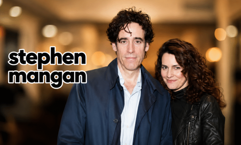 stephen mangan wife